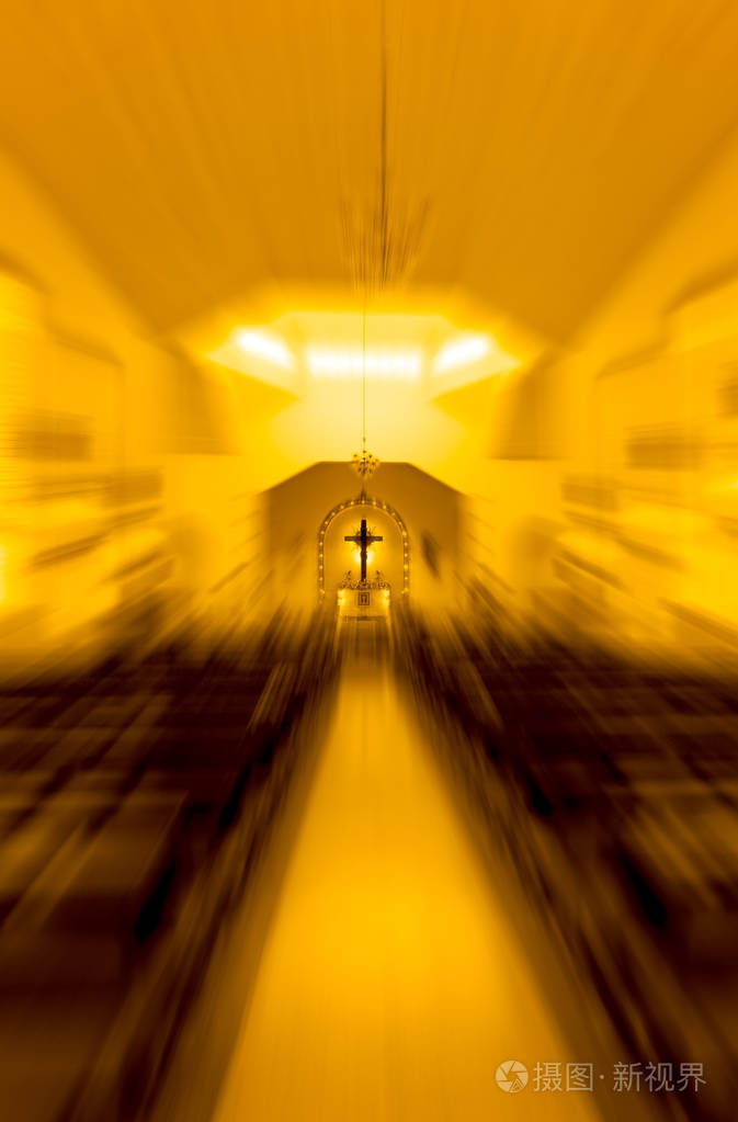 抽象耶稣的力量公平的光与光交叉