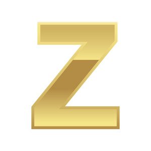 金色字母 z