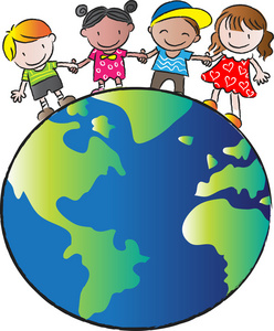 在地球上的孩子图片