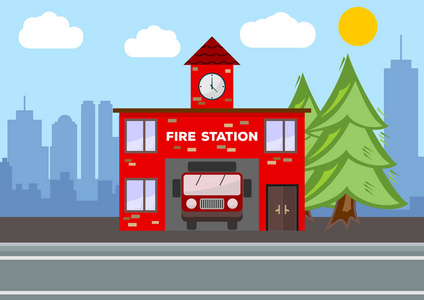 消防站图片