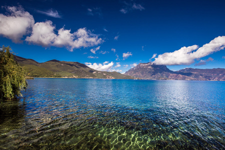 泸沽湖湖，云南，中国