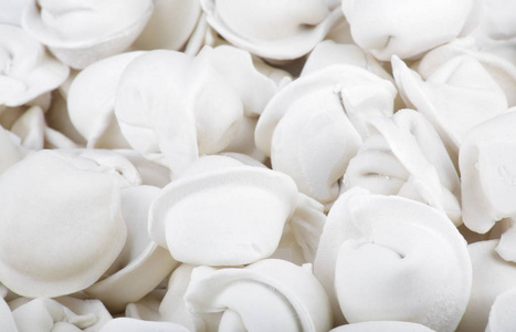 许多人肉饺子作为食物背景照片