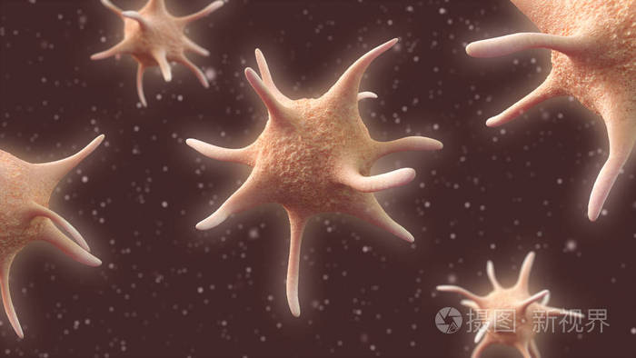 3d血小板的例证