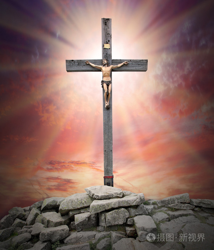 耶稣基督在十字架上