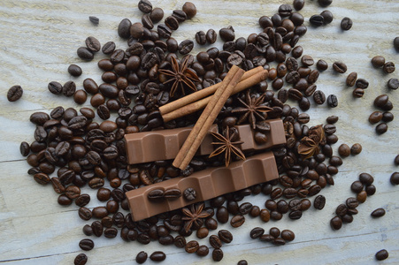 巧克力 咖啡 肉桂 榛子 八角茴香
