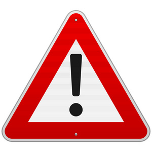 孤立的黑色三角形在黄色, 大宏特写注意警告危险标志图标