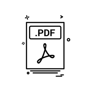 文件文件 pdf 图标矢量设计