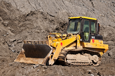 履带推土机图片