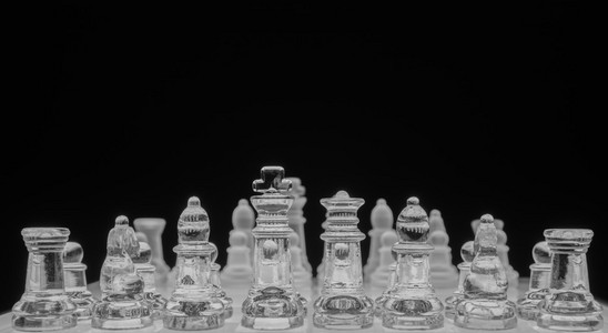 象棋游戏，黑色和白色