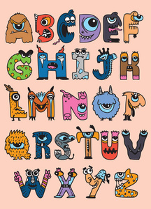 怪物的字符图片