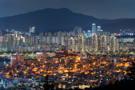 首尔市夜景, 韩国城市景观