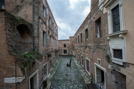 街道和罗马的建筑