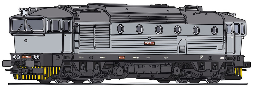 内燃机车灰色内燃机车照片