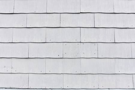 建筑外观上白色木砖的抽象形象