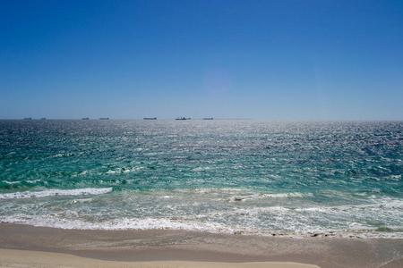 澳大利亚海滩珀斯的海滩景观景观