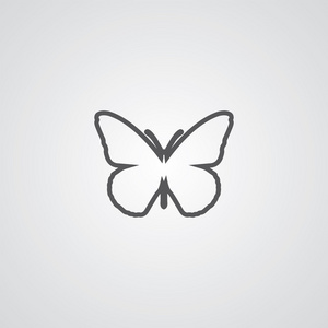 蝴蝶的大纲符号图片