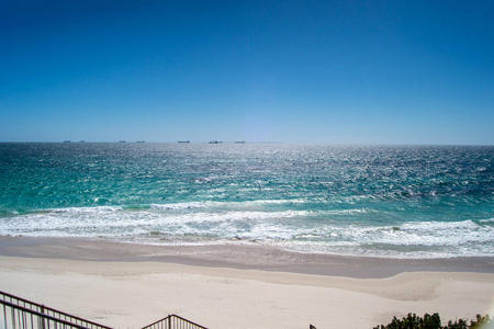 澳大利亚海滩珀斯的海滩景观景观