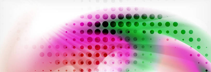 背景抽象全息流体颜色波形设计