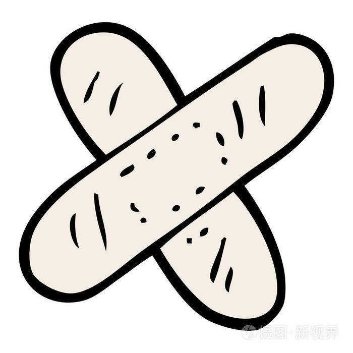 动画片涂鸦医疗贴石膏