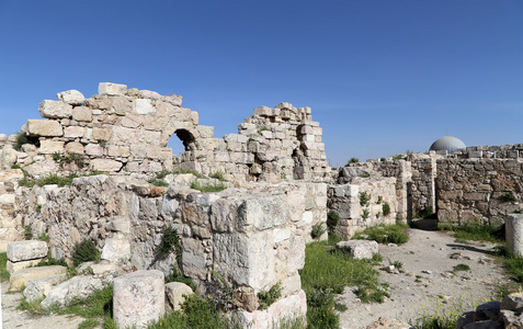 安曼市标志性建筑   老罗马城堡山 约旦