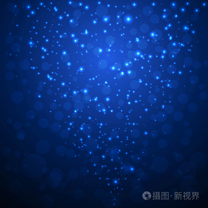 抽象蓝色光