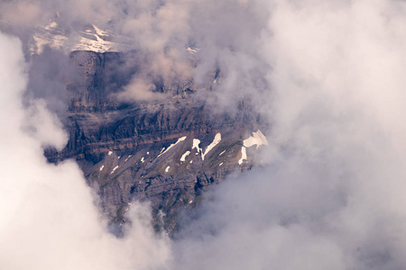 美丽的美景, 壮丽的勃朗峰阿尔卑斯山最高的高山和欧洲最高的从萨瓦, 法国