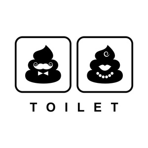 wc,厕所标志 图标照片