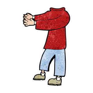 卡通无头的照片