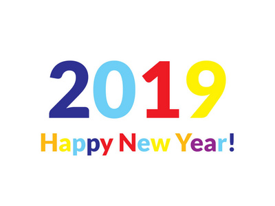2019多彩的时髦的问候照片