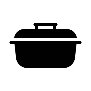 平底锅图标插图图片