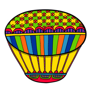 可爱的彩色气球气球