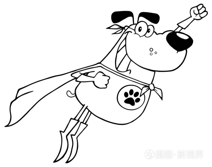 概述飞的超级英雄狗