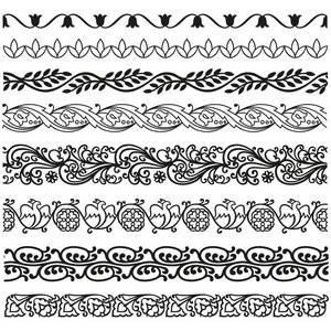 边框, 线条装饰复古集.设计邀请,框架,菜单的装饰元素照片