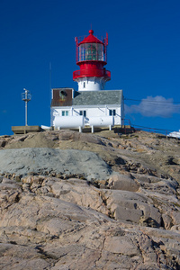 灯塔，lindesnes，挪威