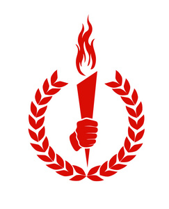 手电筒剪影图片