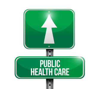 公共卫生护理标志插画设计图片