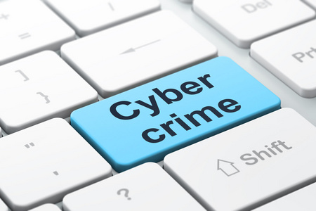 保护的概念 网络犯罪对计算机键盘背景
