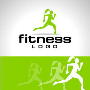 抽象的女孩设计概念蓝色的抽象计算机女孩脸 3d 图运行运行的女孩