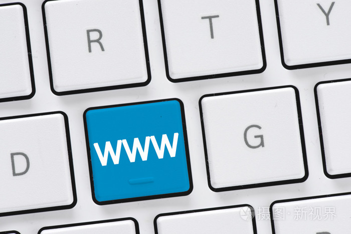 www标志的电脑键盘