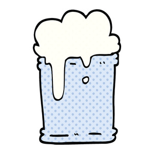 罐头黑白汽水卡通卡通有趣的朋友快餐-汽水和曲奇饼, 新鲜和椒盐脆饼