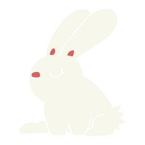 平板彩色动画片兔子