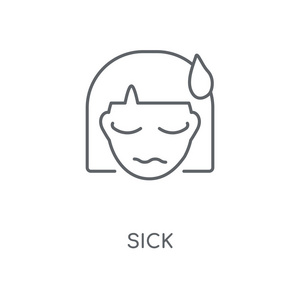 病态概念笔画符号设计.