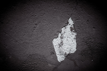 黑色和白色石膏混凝土墙背景