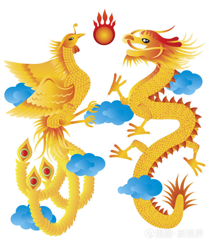 龙, 凤云插画
