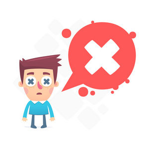 关键错误的字符照片