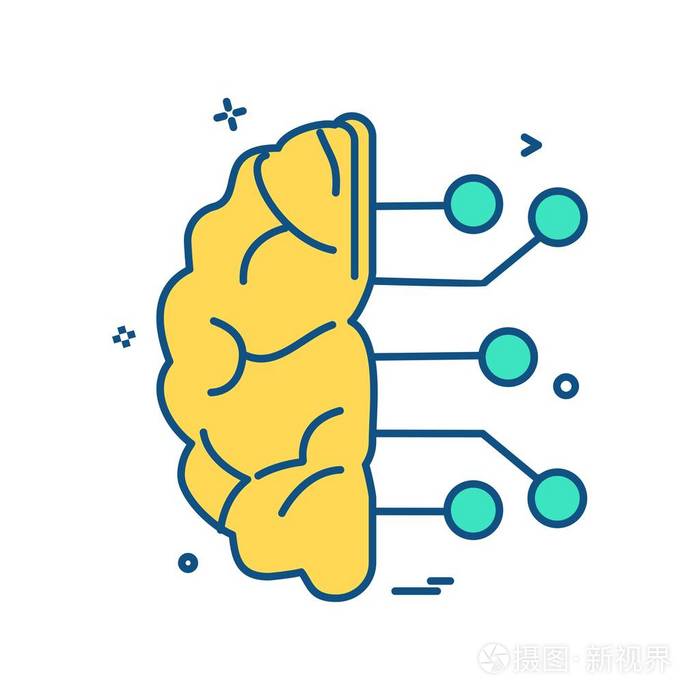 人工智能智能图标向量设计