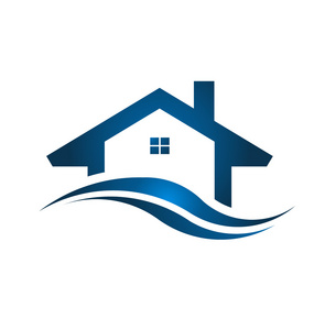 青瓦台房地产徽标图像