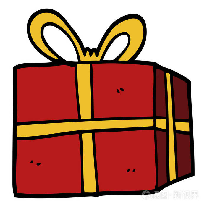 动画片涂鸦包装礼物