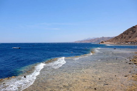 红海上的蓝洞海滩, 埃及西奈海岸