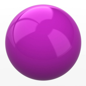 紫色球
